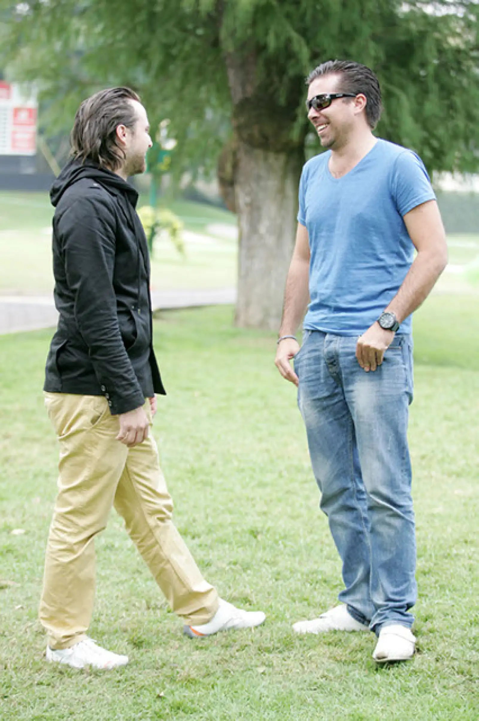 Apolinar Román y Francisco Santillán