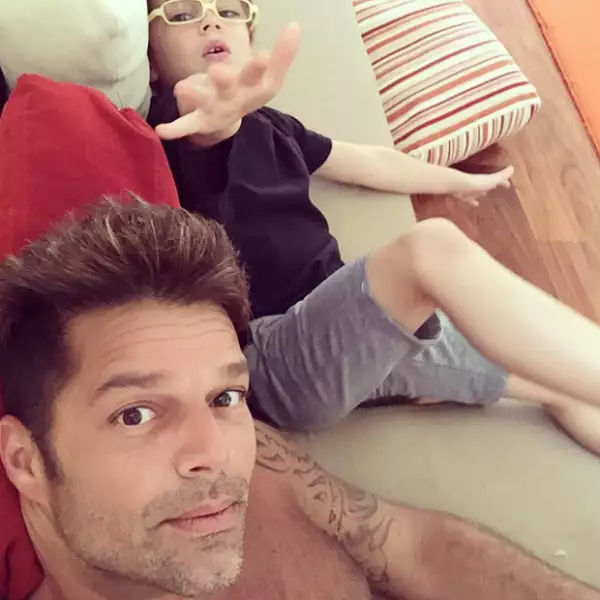 En contadas ocasiones, Ricky Martin comparte fotografías con sus pequeños, pero siempre lo hace con mucho amor.