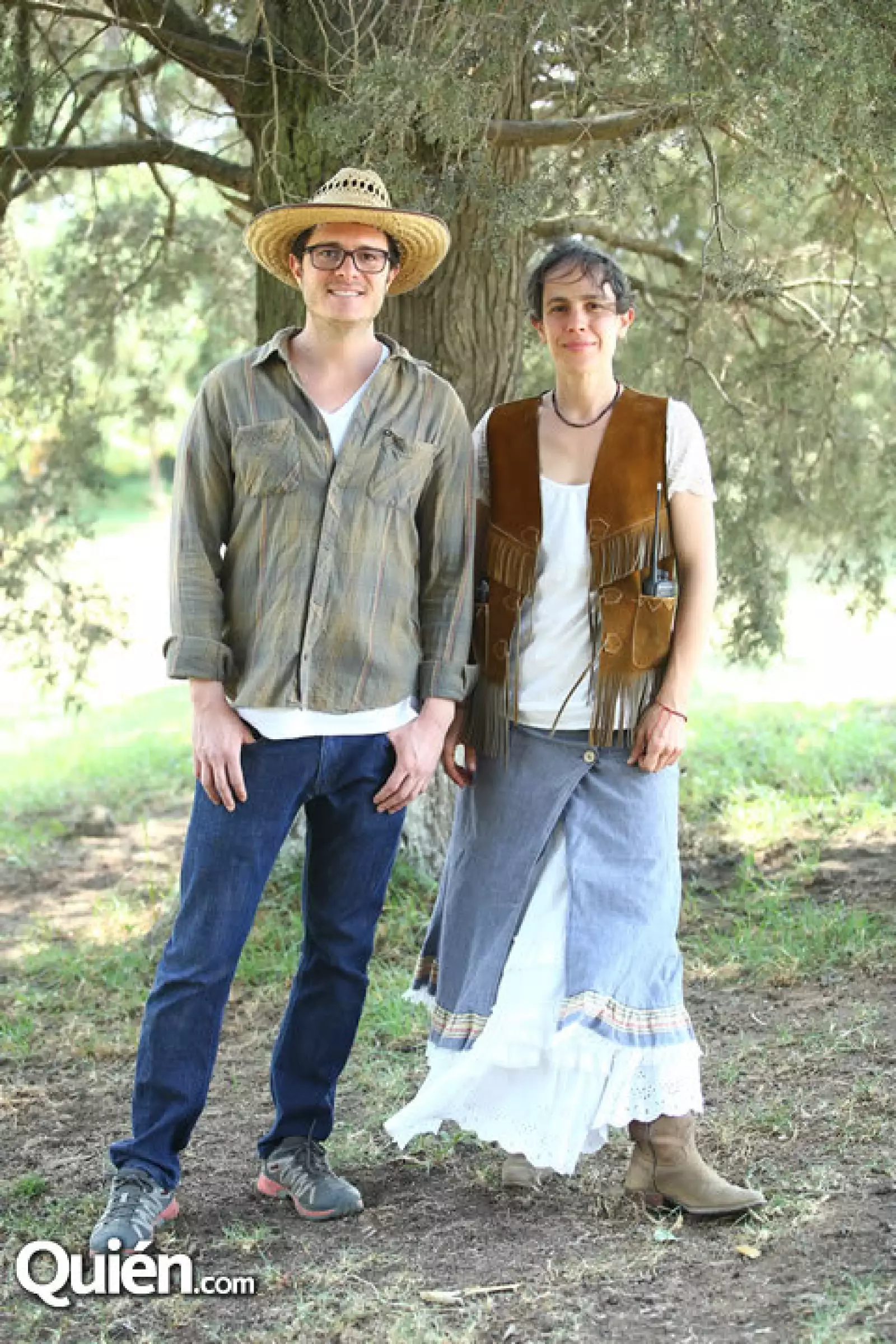 Salvador Benavides y Mariana Silva