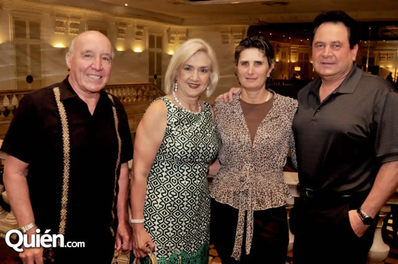 Felipe Medina, Doris de Medina, Silvia Andonie y Jorge Luis Andonie