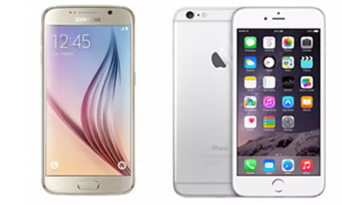 El precio inicial del Galaxy S6 (izq) será de 781 dólares. (Foto: Especial )