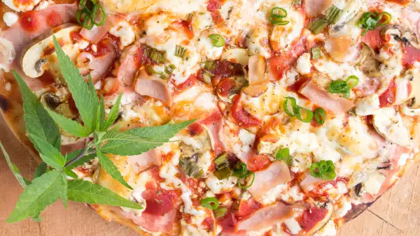 Pizza de marihuana