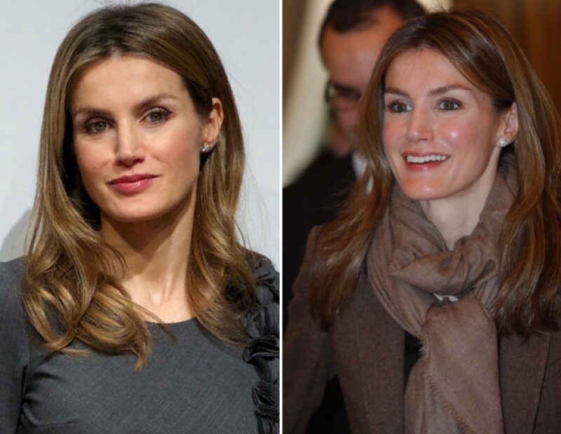 El pelo de Letizia no ha sufrido grandes cambios.