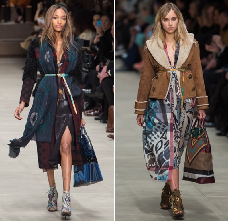 Jourdan Dunn y Suki Waterhouse también caminaron por la pasarela,