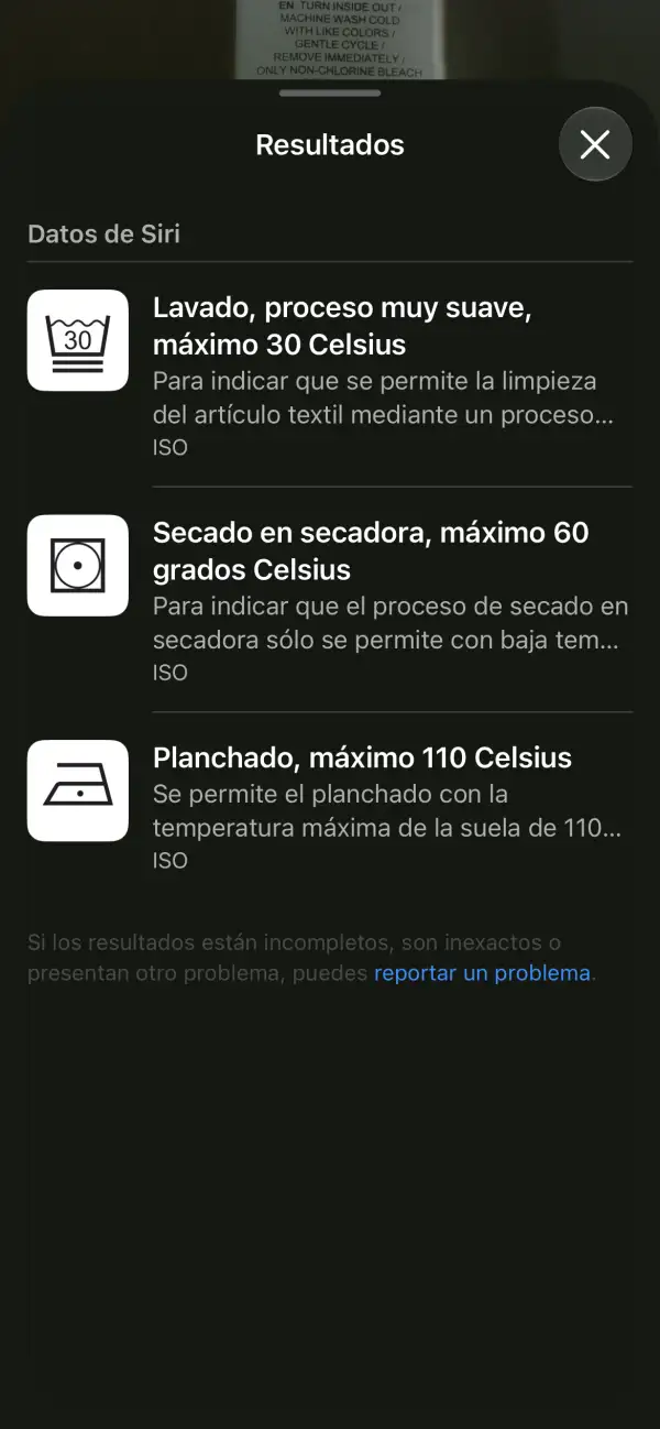 Así muestra los resultados la Búsqueda Visual del iPhone