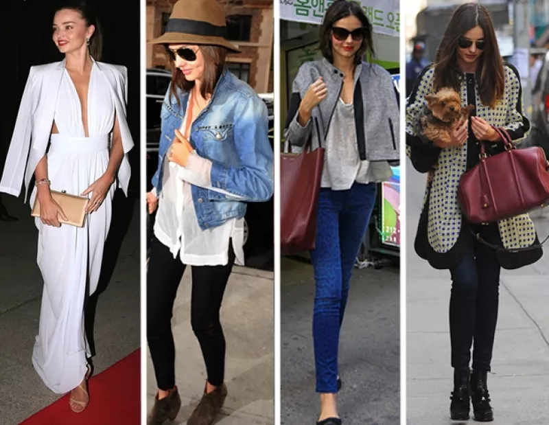 Espectácular en la pasarela, glamorosa en la alfombra roja y versátil en sus looks del día a día, Miranda Kerr acierta al conformar sus looks con las últimas tendencias.
