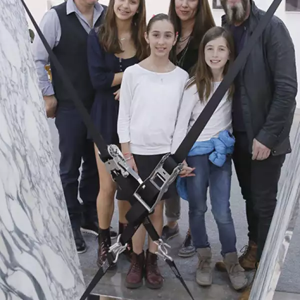 Jorge y Sofía Covarrubias,Elisa Vega,Xiména Covarrubias,Nina y Michel Rojkind