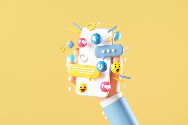 ilustracion de redes sociales