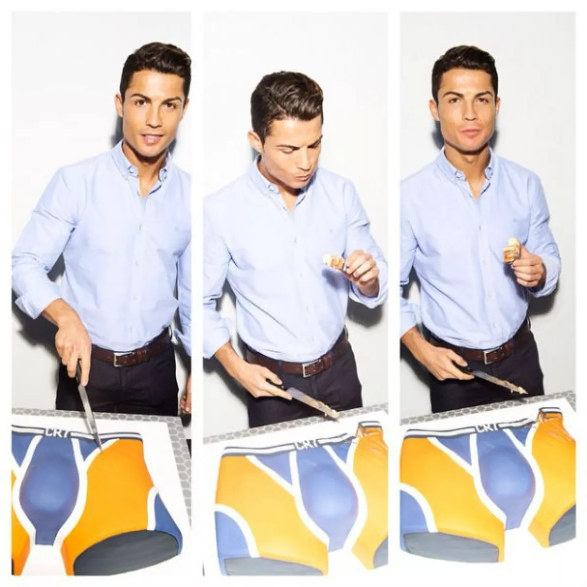 Ronaldo celebró este fin de semana el primer aniversario de su marca de underwear.