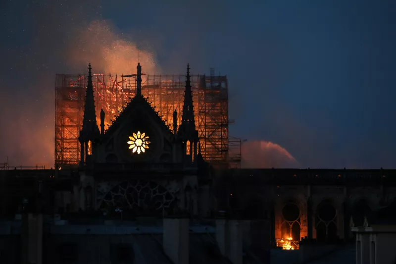 FRANCE-FIRE-NOTRE DAME