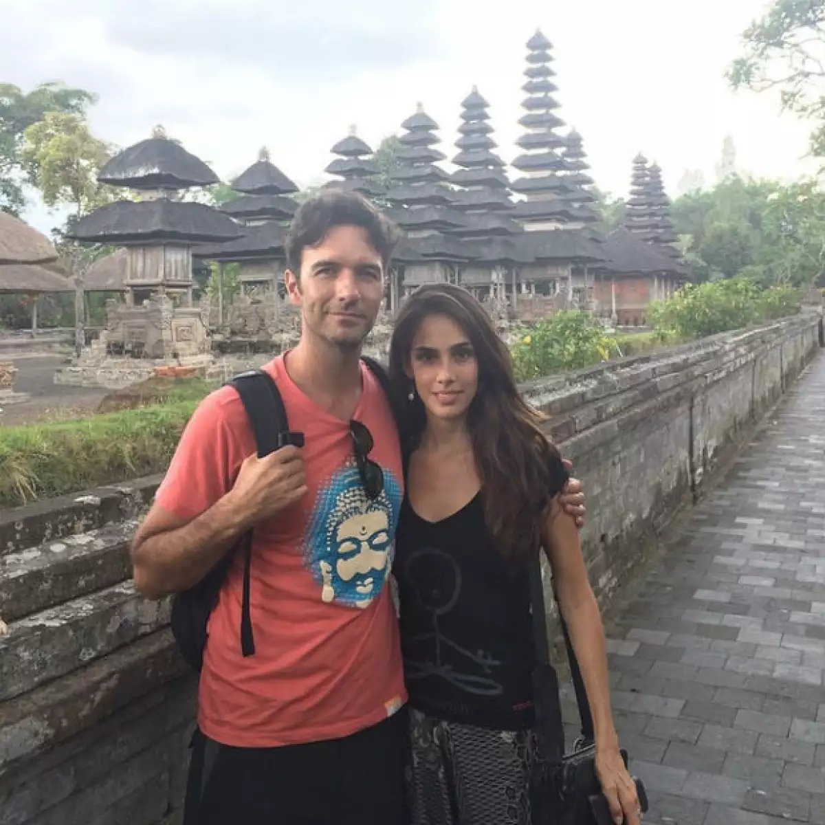 Sandra y Leo en su romántica honeymoon desde Bali.