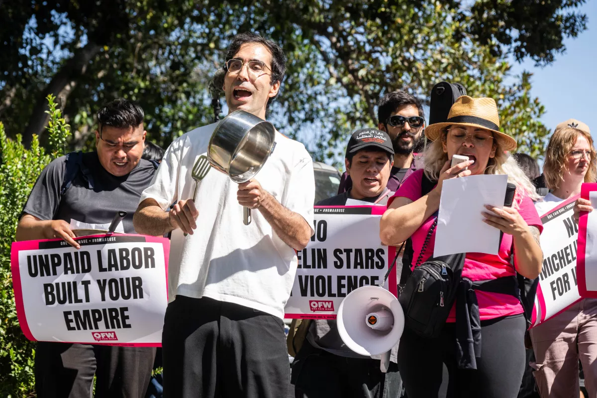 NOMA Pop-up In Los Angeles Prompts Protests Amid Abuse Claims Against Chef