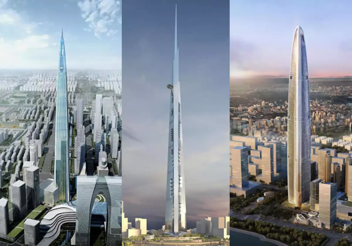 3 torres mas altas en construccion 2016