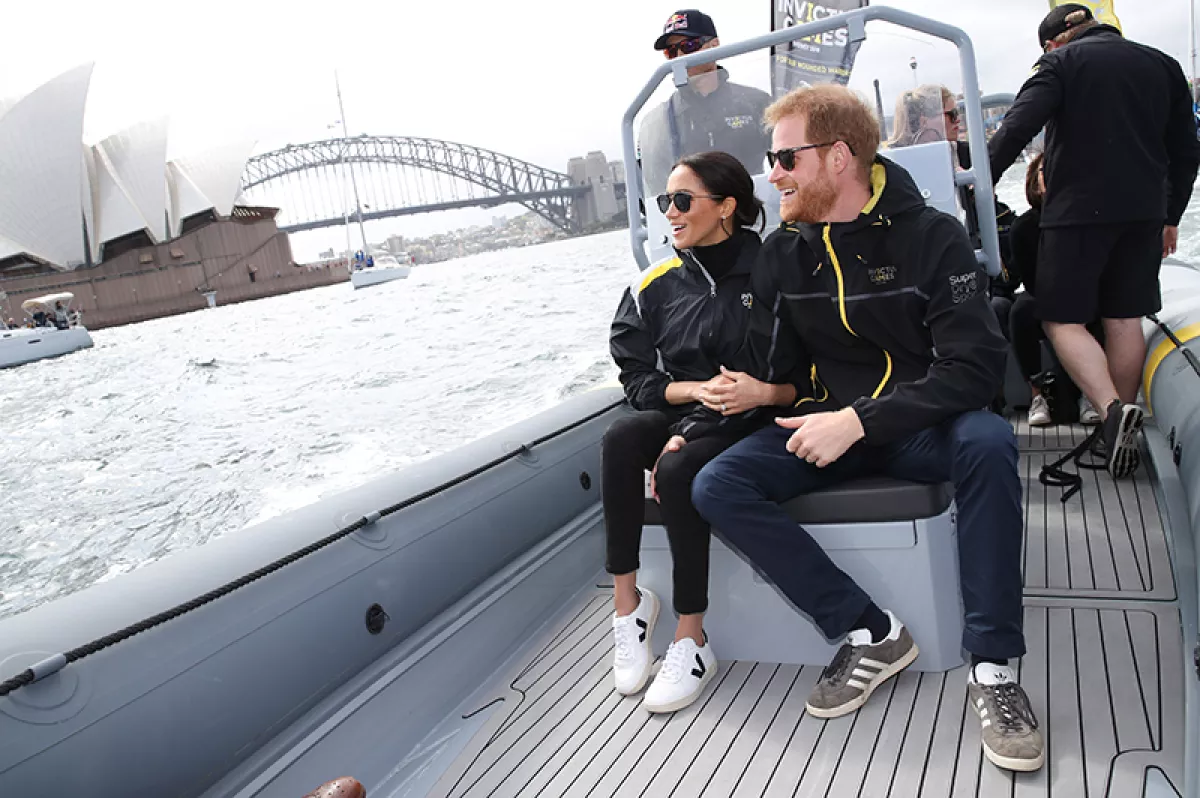 Prince Harry and Meghan Duchess of Sussex tour of Australia - 21 Oct 2018