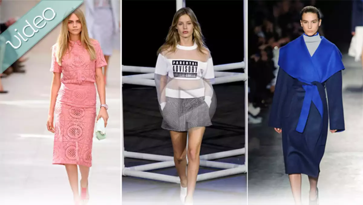 Desde piezas color pastel hasta abrigos oversize, te presentamos lo más visto en las pasarelas de este año.