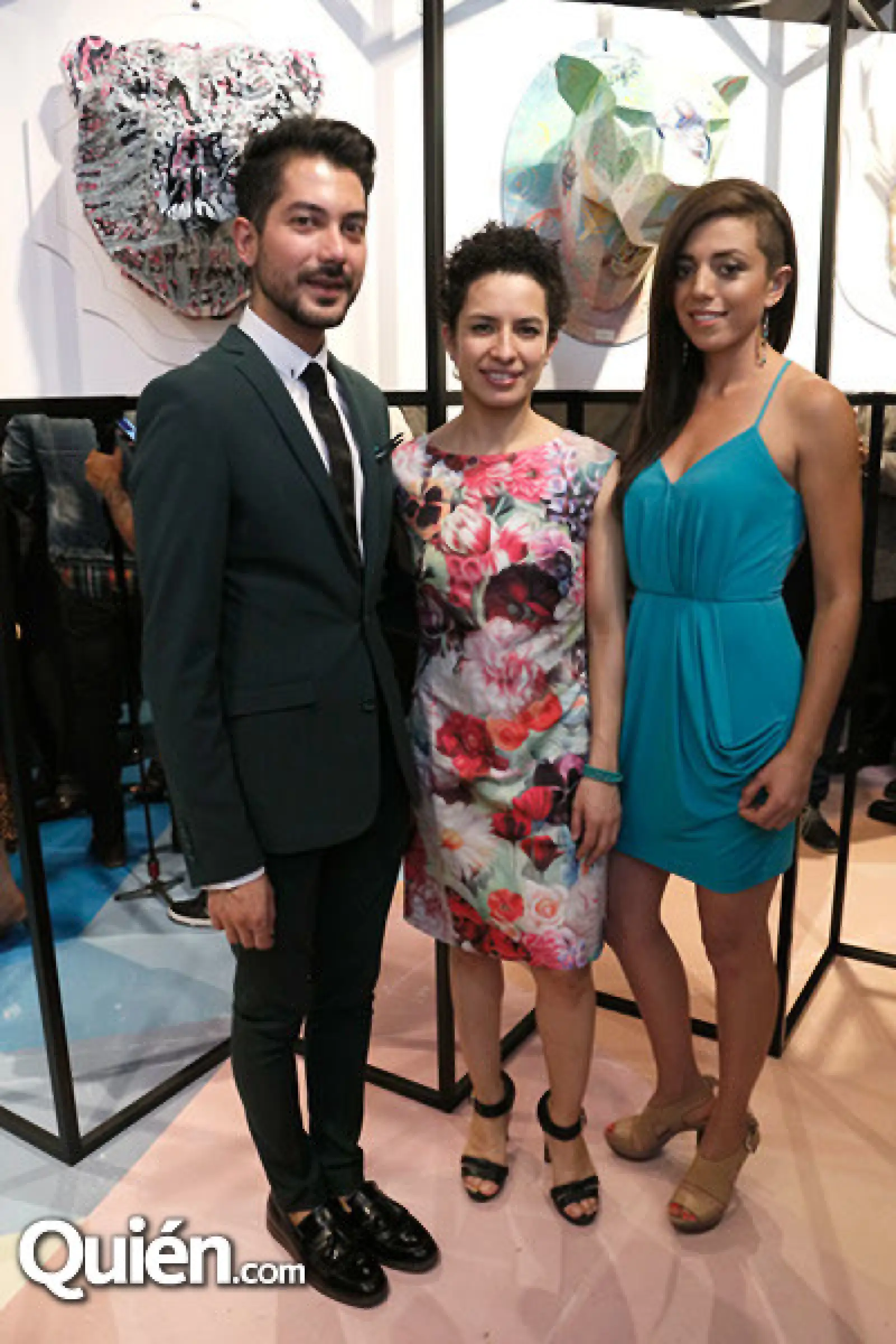 Raymundo Botello, Melissa Falcón y Saraí Noguez