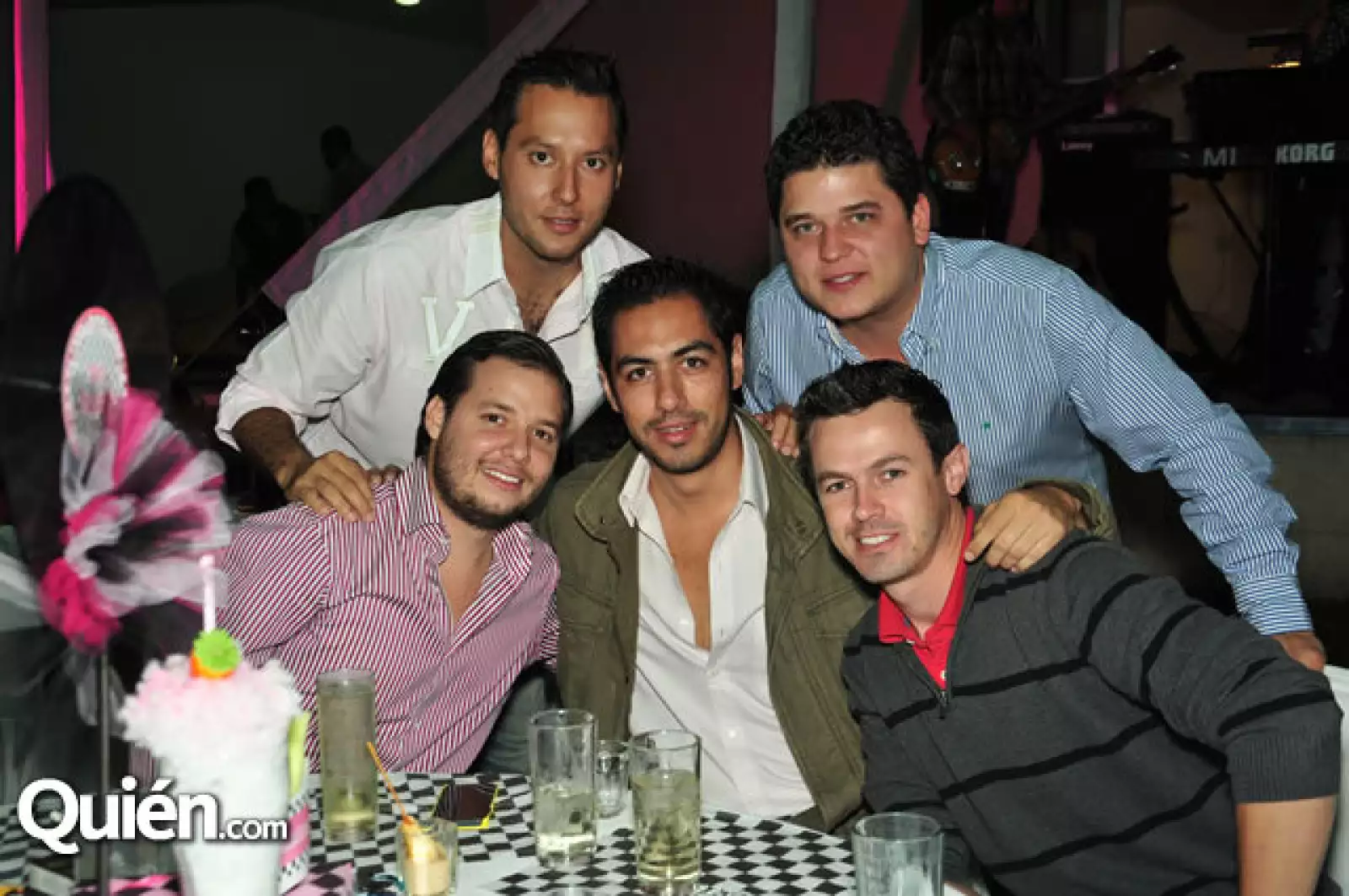 Diego Hernández, Miguel Rodríguez, Ricardo Sala, Eduardo Padilla y Jorge Vallejo