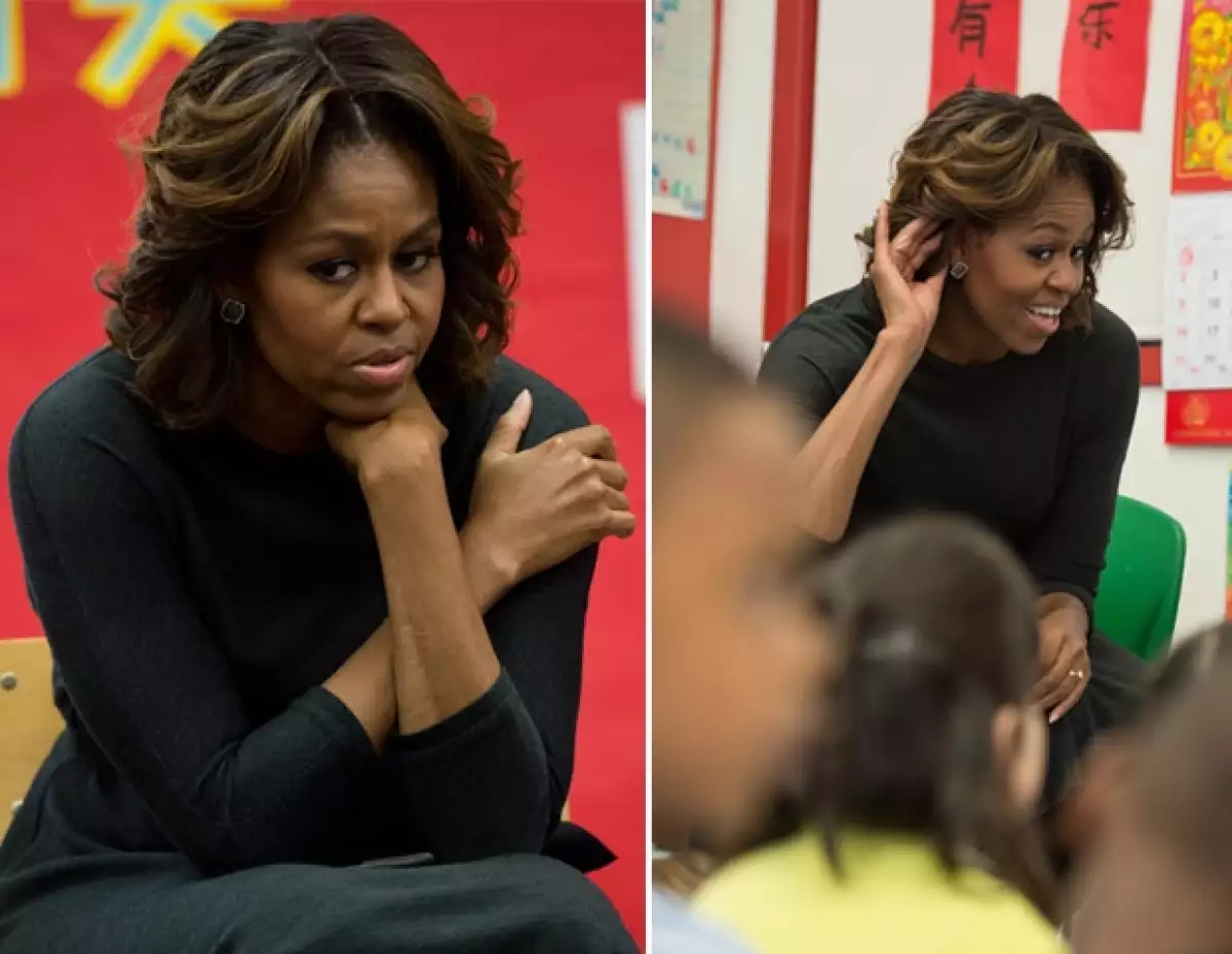 Hace un año la primera dama de Estados Unidos sorprendió al usar bangs.