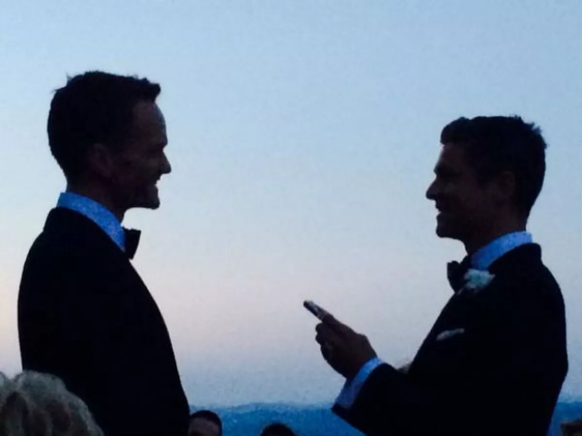 Neil y David vivieron su día de ensueño en Italia.