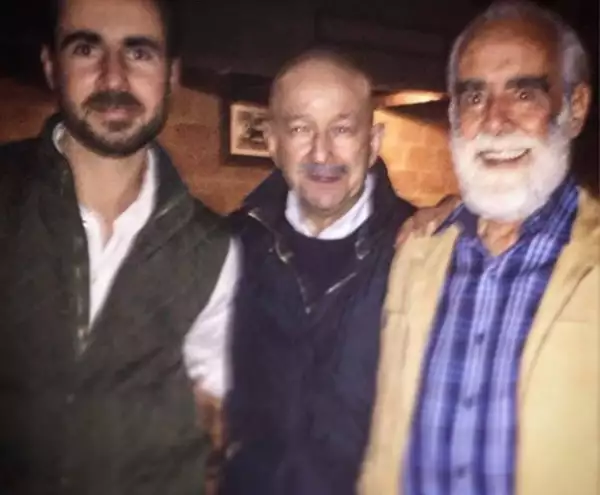 El ex presidente de México, Carlos Salinas de Gortari y Diego Fernández de Cevallos.