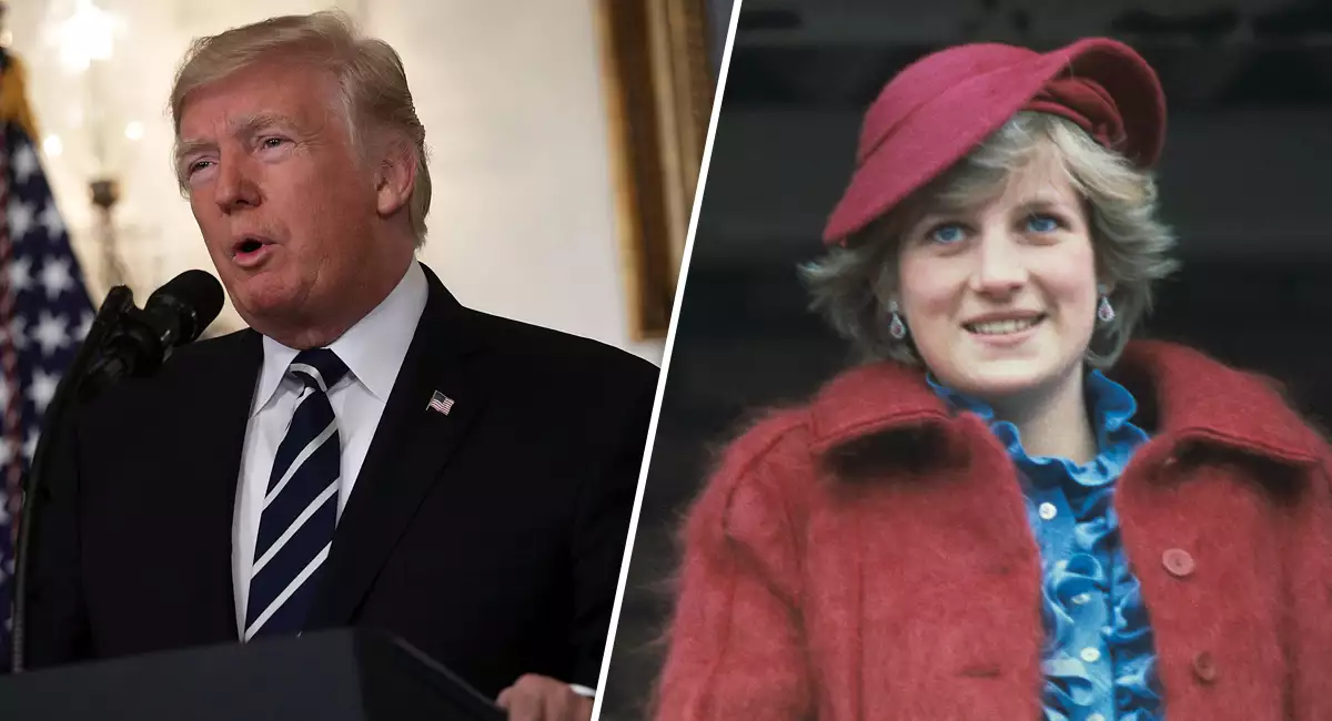 Donald Trump y Lady Di