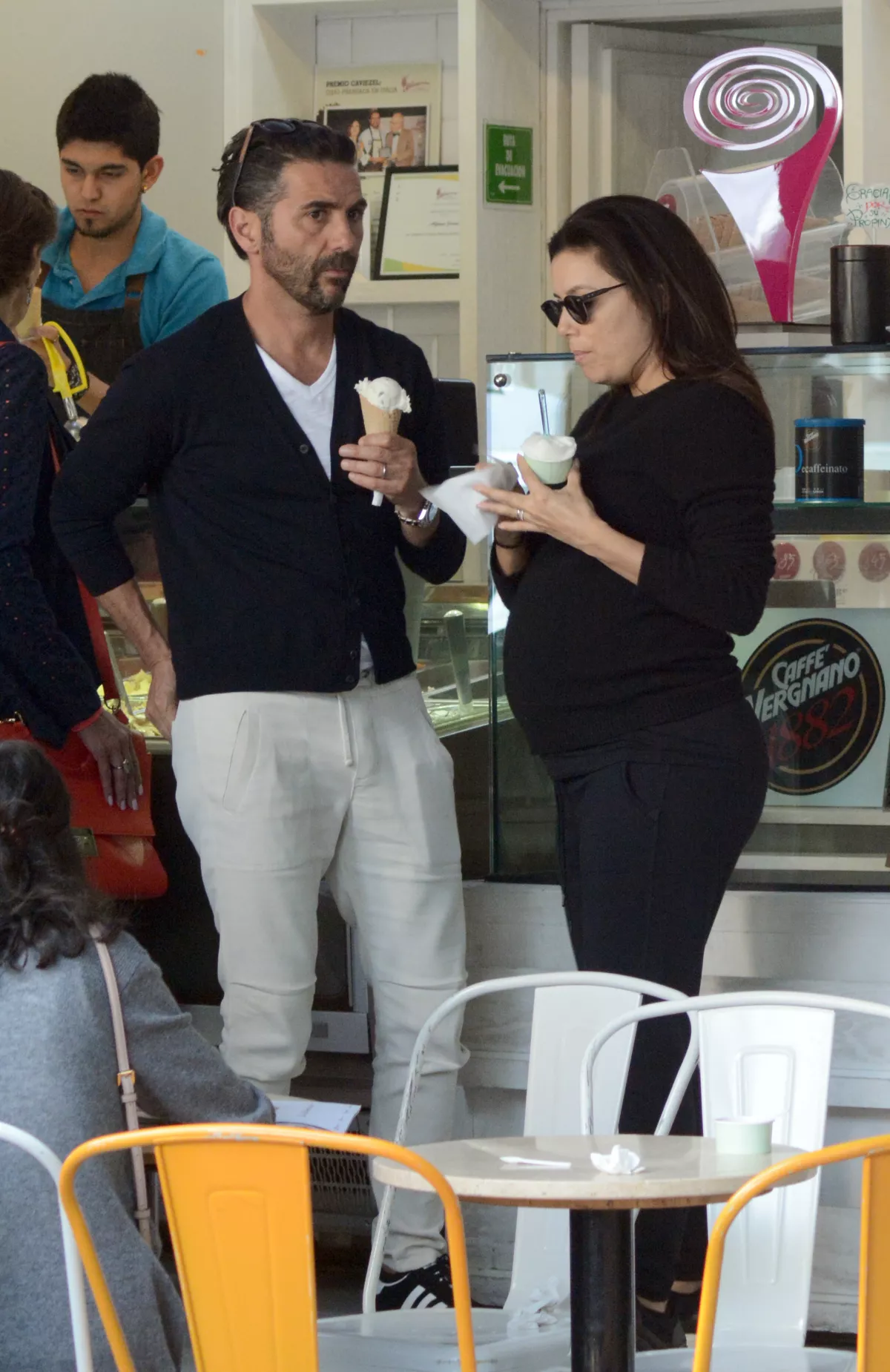 Pepe Bastón y Eva Longoria