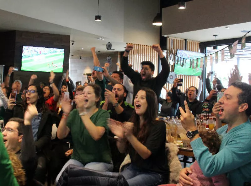 aficionados al futbol