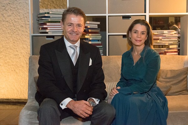 Gary Williams y Montserrat Barros