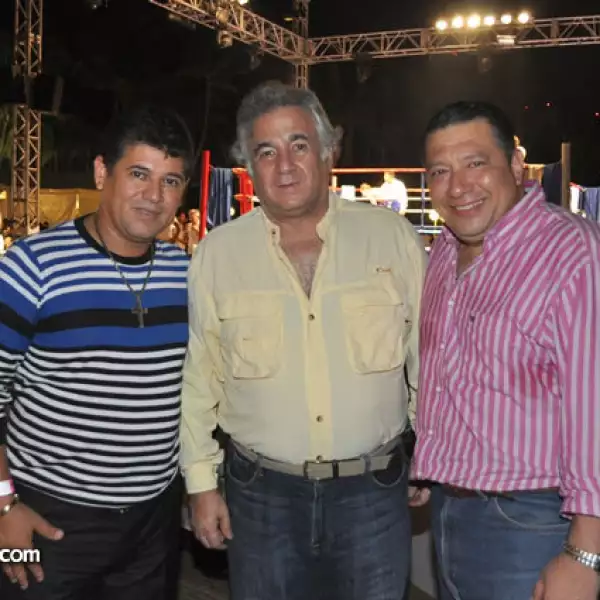 Carlos Hernández,Miguel Torruco y Daniel Renteria