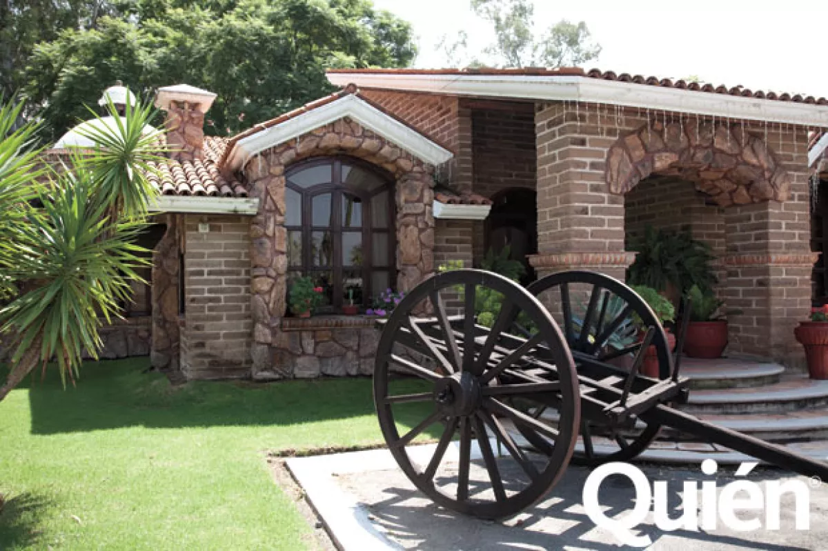 Esta es una de las cabañas para huespedes que hay en el rancho.