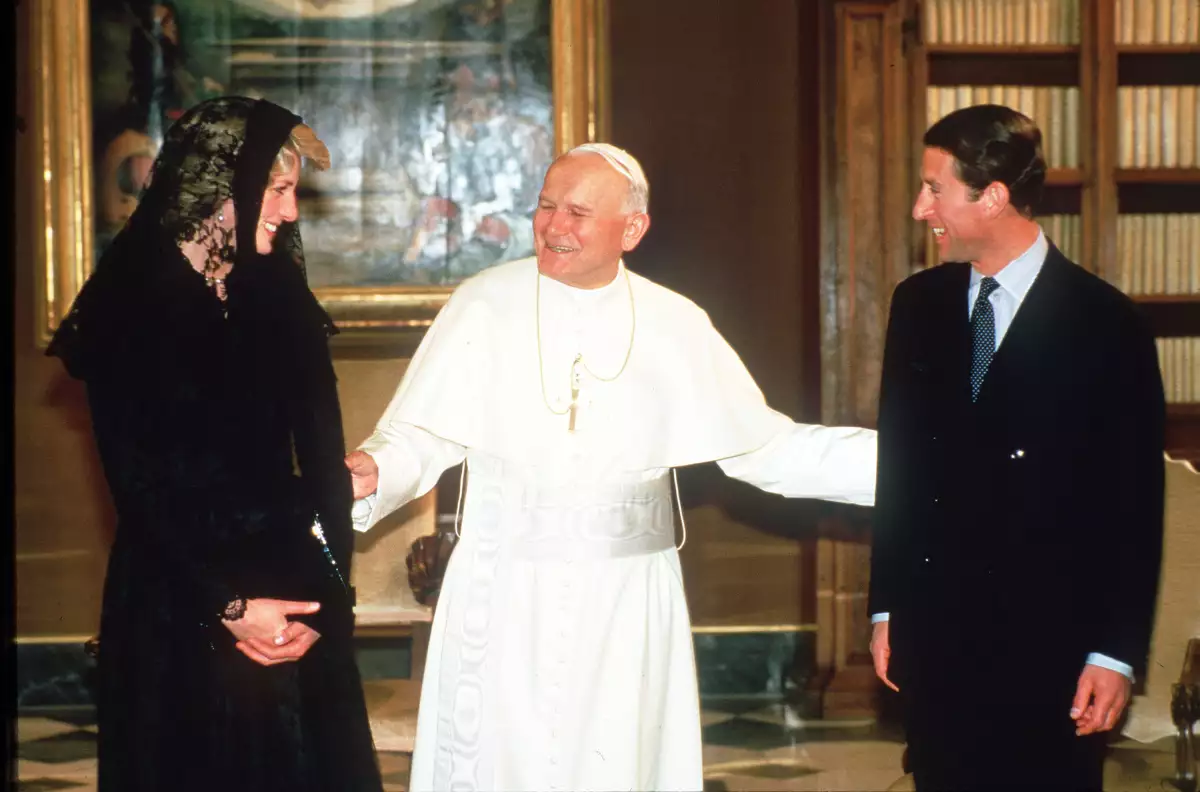 The Prince And Princess of Wales State Visit To The Vatican - April, 1985