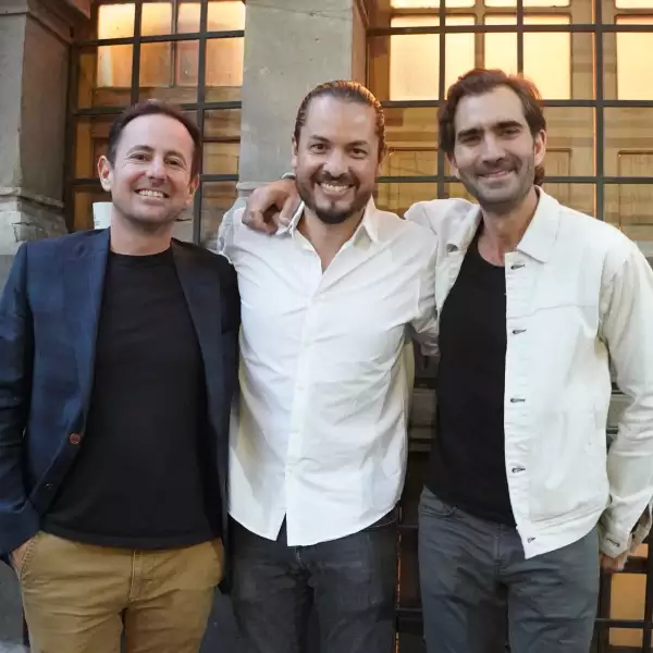 Andrik Ruiz de Chávez, Christian Rubio y Jerónumo Villa 