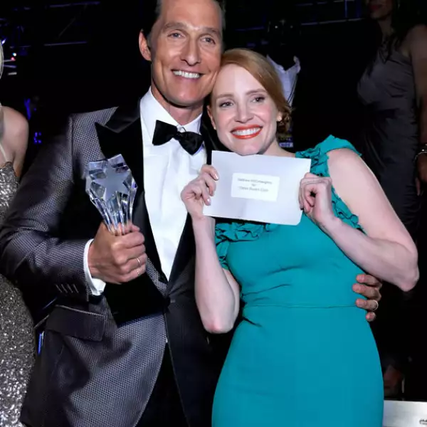 Matthew McConaghey y Jessica Chastain.