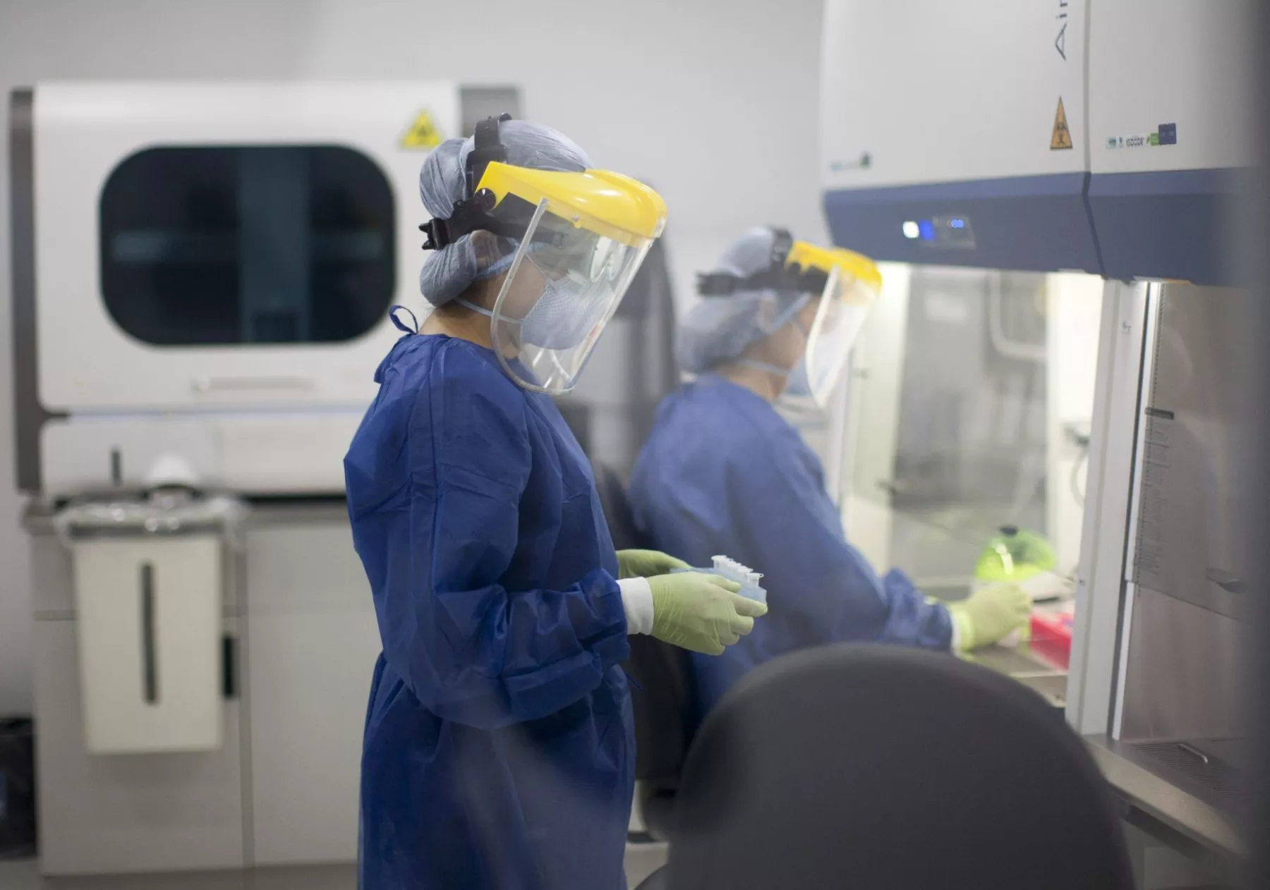 Laboratorio habilitado por la unidad de biología molecular en Nuevo León que realiza pruebas de Covid-19.