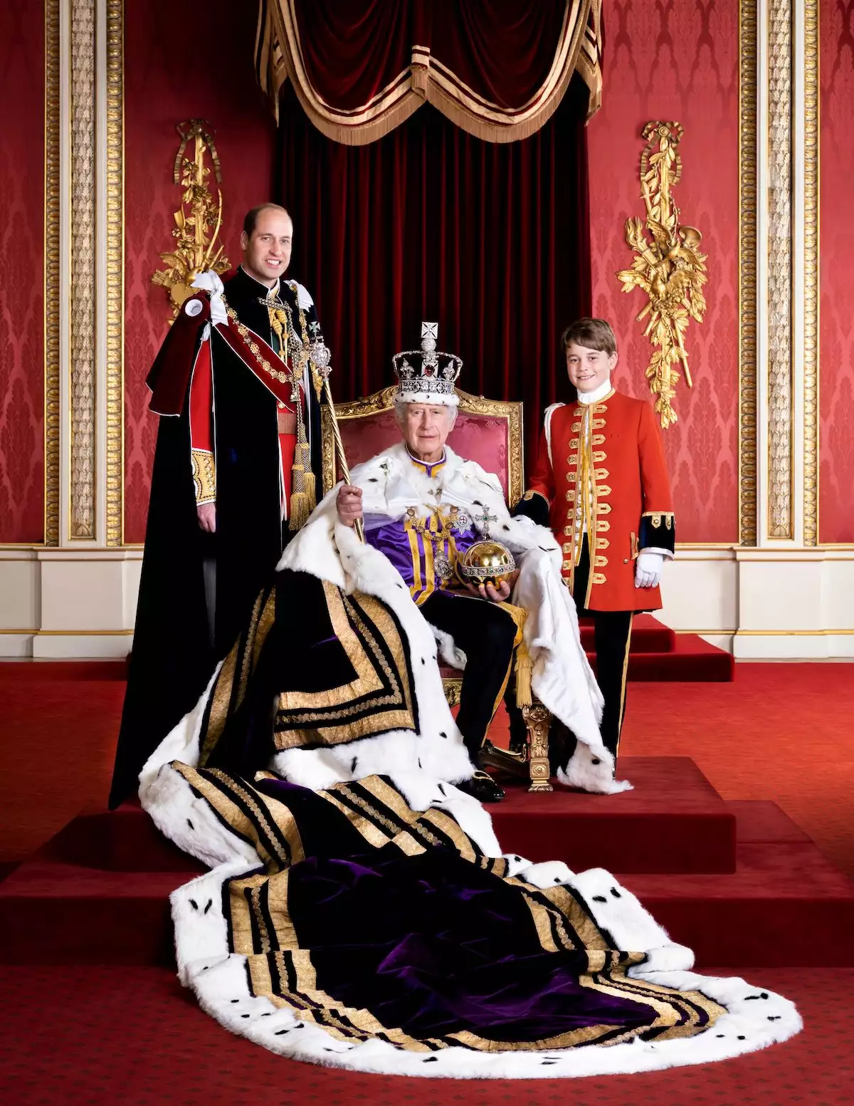 King Charles III Coronation, Throne Room, Buckingham Palace, London, UK - 12 May 2023