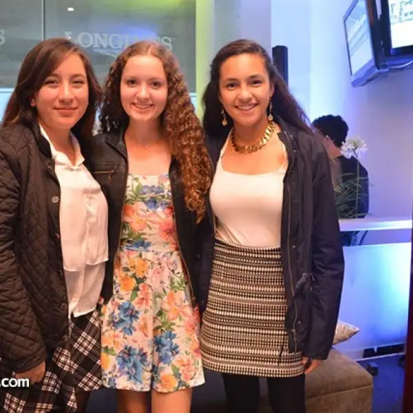 Ely Morales,Juliana Mafissoni y Lizeth del Río.