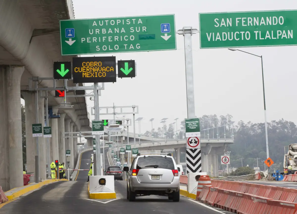 El Viaducto-Tlalpan ahora estará a cargo de Capufe en los accesos a la autopista Urbana Sur