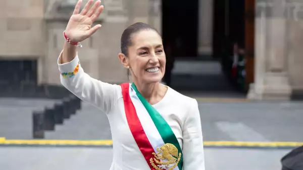 Llegada Presidenta Claudia Sheinbaum Palacio Nacional