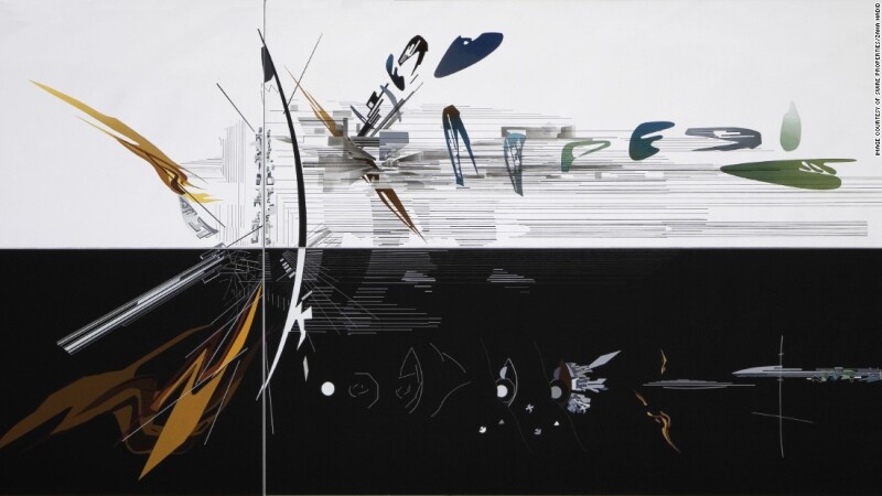 Multi-colour on White (1992), de Zaha Hadid