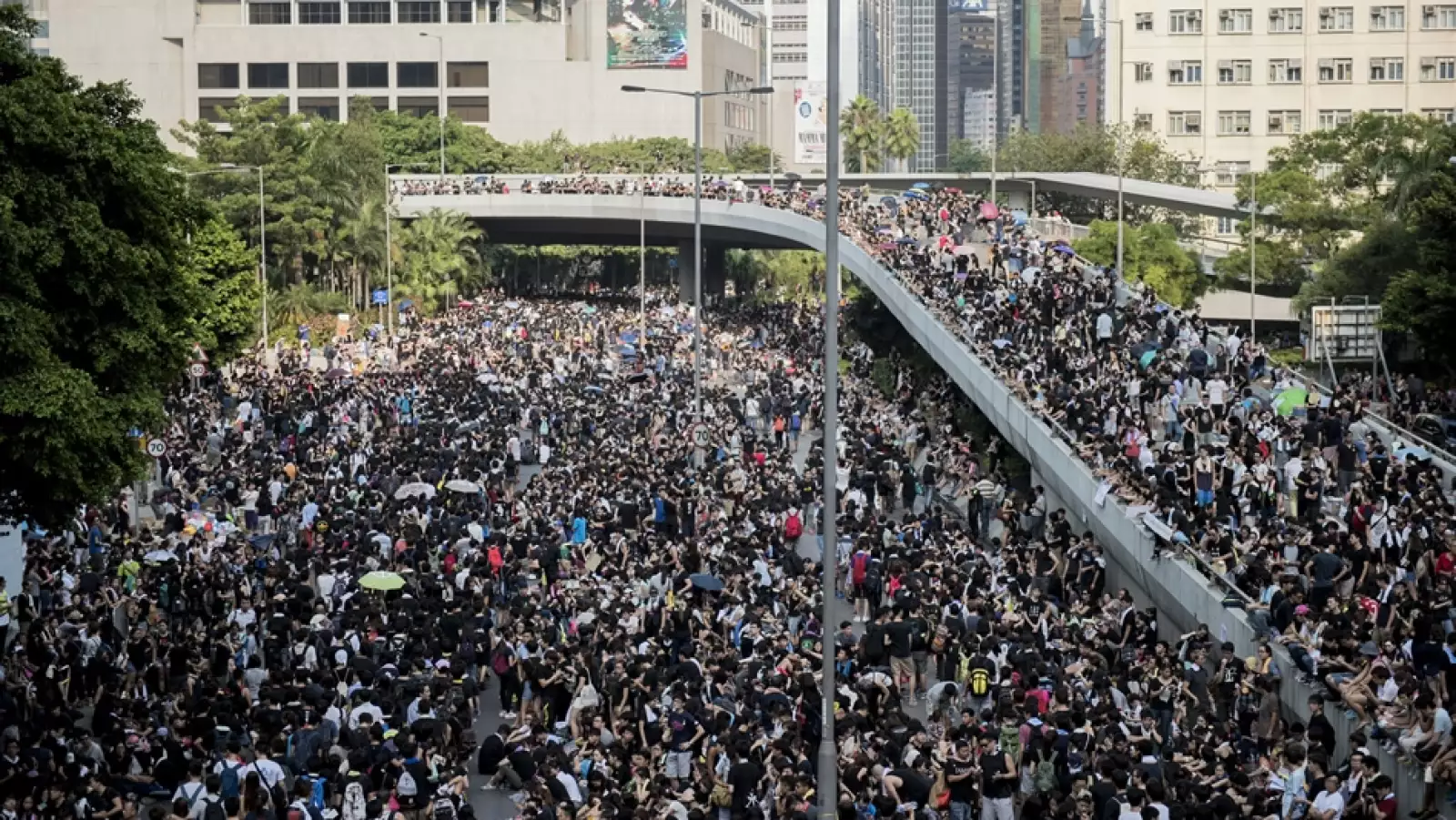 Hong Kong manifestantes calles