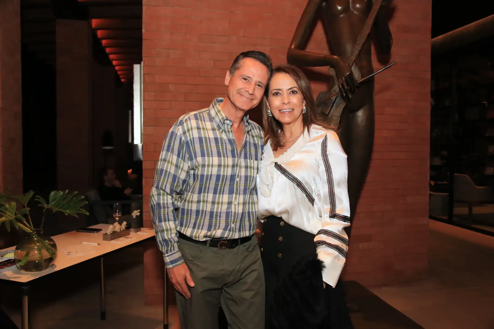 Franco González y Lupita Villarreal 