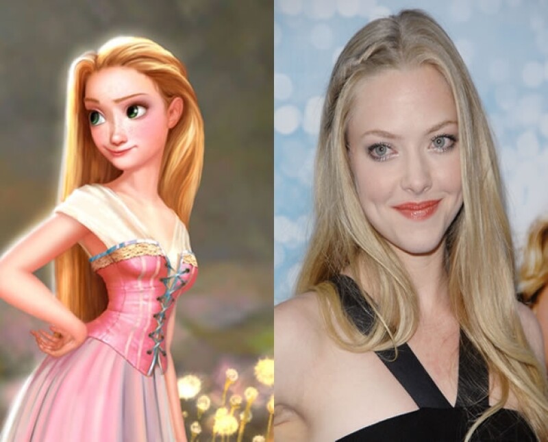Rapunzel y Amanda Seyfried.