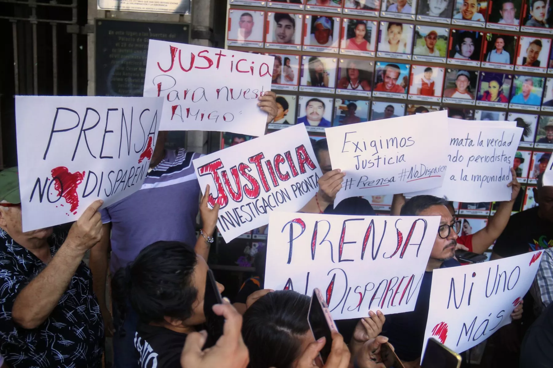 Protesta Periodistas Morelos