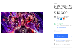 Avengers en 10,000 pesos