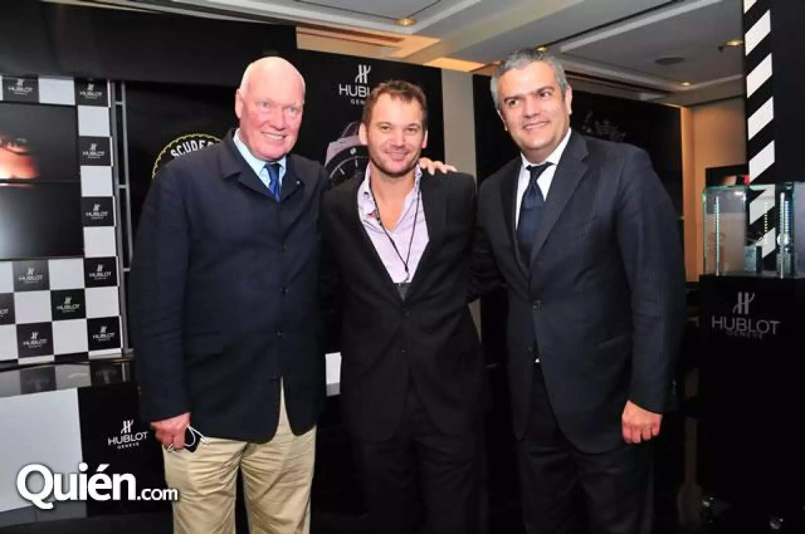 Jean Claude Biver,Marc Jouille y Ricardo Guadalupe