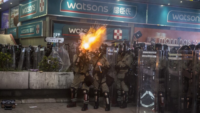 Manifestaciones Hong Kong.