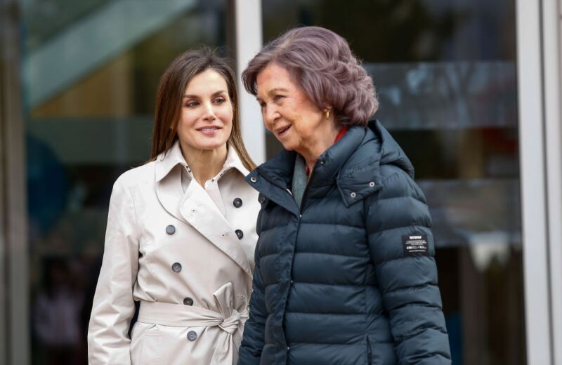 Reina Letizia y Sofía