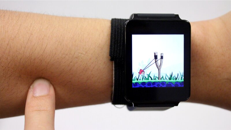 Este invento de la Universidad Carnegie Mellon quiere hacer de tu brazo una pantalla táctil.