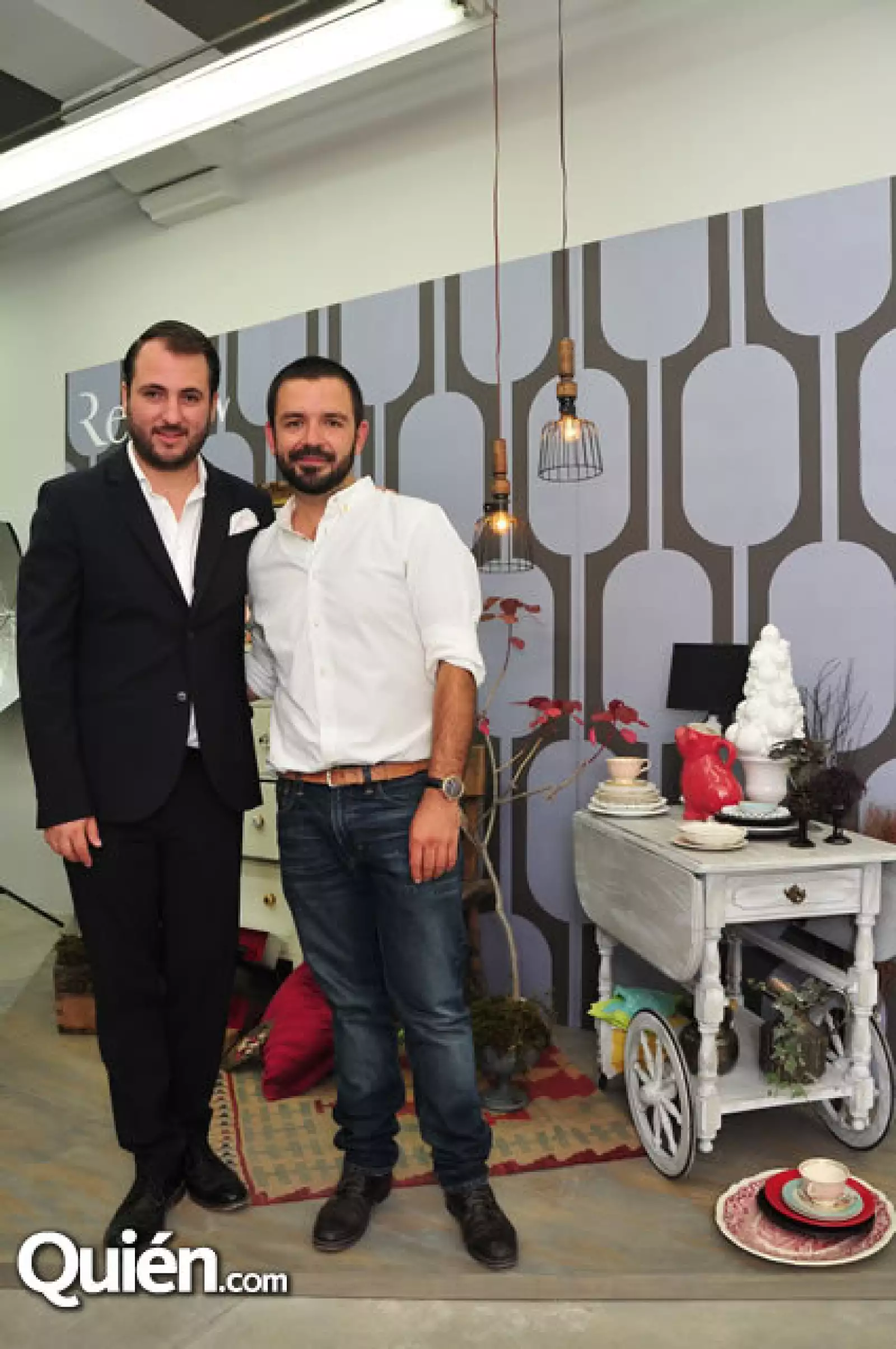 Victor Martínez y Alejandro Serratos