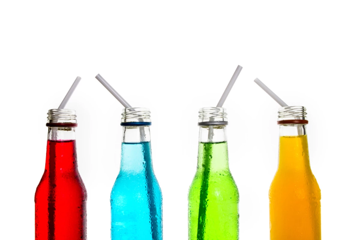 close up cool colorful drink